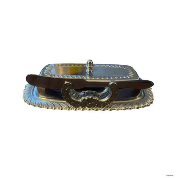 VTG 70/80s IrvinWare Butter Keeper Set W/ Dish And Spreader ~ Made In USA - Picture 2 of 4